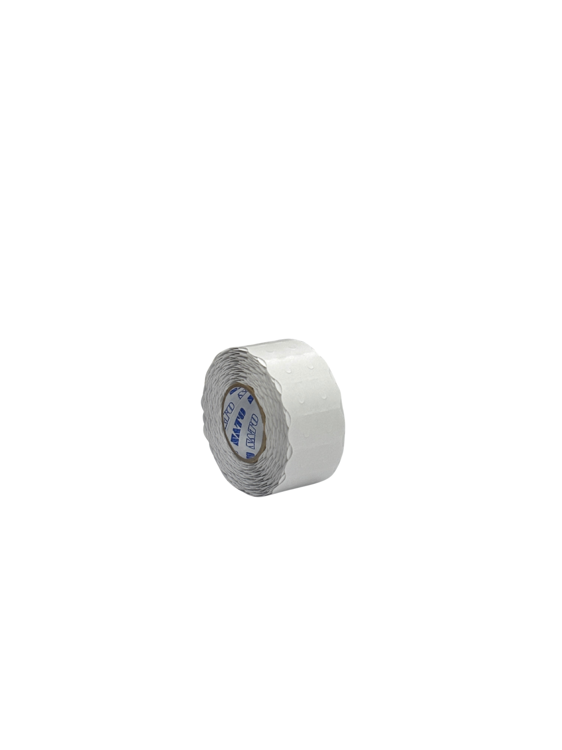 Rollo vertical de pegatinas Wavy para JUDO 26x16 mm para uso en etiquetado de alimentos frescos y preparados.