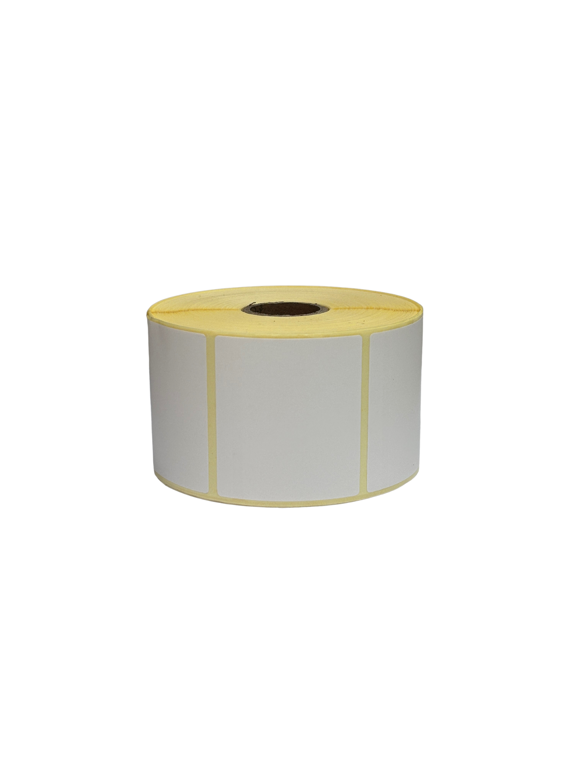 Rollo de pegatinas térmicas adhesivas 55x50 térmico protegido, adhesivo removible en posición horizontal