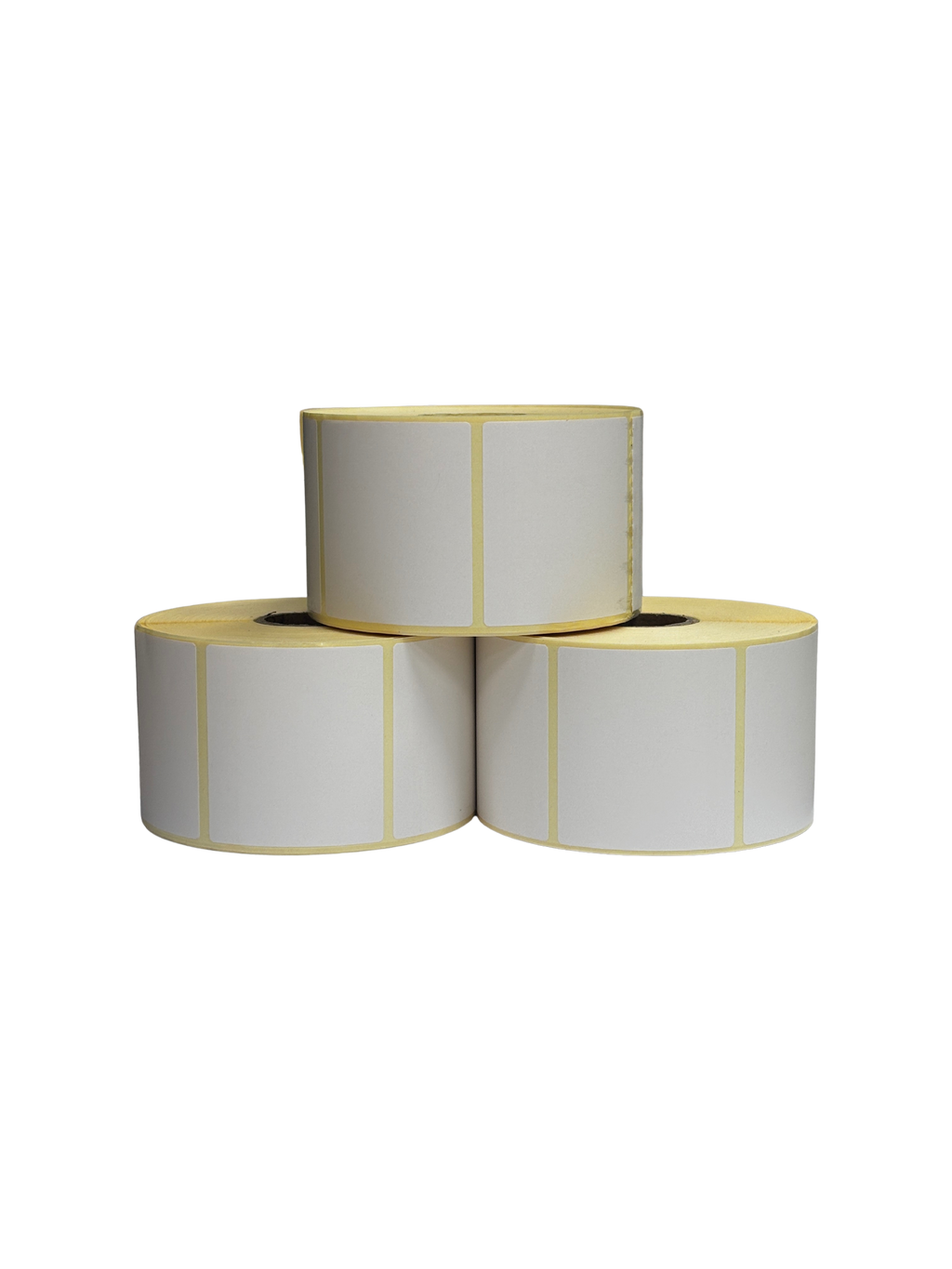 Tres rollos de etiquetas térmicas adhesivas 55x50 termico protegido, adhesivo removible para cocina profesional